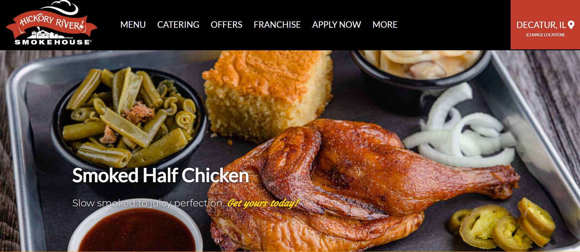 Hickory River Smokehouse Website Image