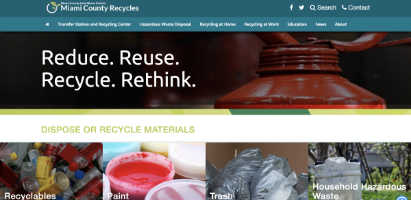 Miami County Recycles Website Image