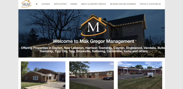 Mak Gregor Management Website Image